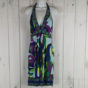 Bcbgmaxazria halter dress small